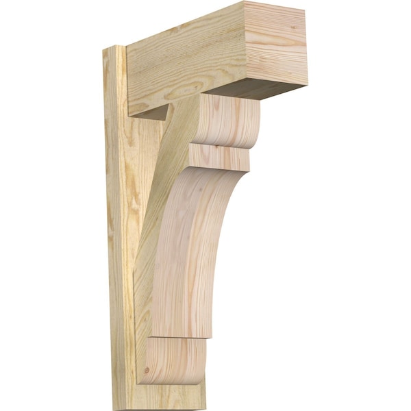 Ekena Millwork Olympic Block Rough Sawn Outlooker, Douglas Fir, 8"W x 18"D x 30"H OUT08X18X30OLY05RDF - main